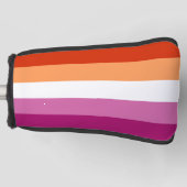 LGBTQ+ Lesbische Flaggen - Primer Golf - Headcover (Vorderseite)