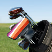 LGBTQ+ Lesbische Flaggen - Primer Golf - Headcover (In Situ)