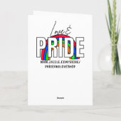 LGBTQ Lesbische Freundschaft | Was ist los? Karte (Rückseite)