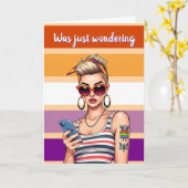 LGBTQ Lesbische Freundschaft | Was ist los? Karte (Gelbe Blume)