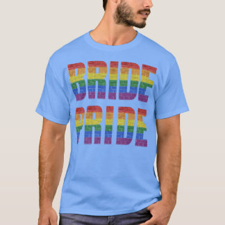 LGBTQ Lesbische Paare Braut Stolz Hochzeit Ehe T-Shirt