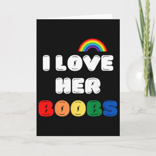 Lgbtq+ Lesbische passende Paare Kompliment Ich lie Karte