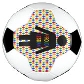 LGBTQ Lesbische Silhouette und Rainbow Ladys Fußball (Gedreht)