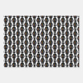 LGBTQ Lesbische Silhouette und Rainbow Ladys Geschenkpapier Set (Vorderseite 2)