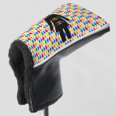 LGBTQ Lesbische Silhouette und Rainbow Ladys Golf Headcover (3/4 Vorderseite)