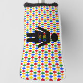 LGBTQ Lesbische Silhouette und Rainbow Ladys Golf Headcover (Rotieren 90)