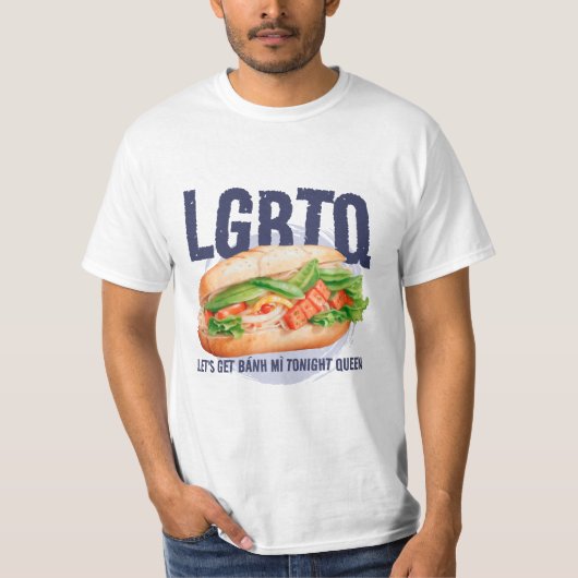 LGBTQ LET'S GET BÁNH Mír TONIGHT QUEEN T-Shirt (Vorderseite)