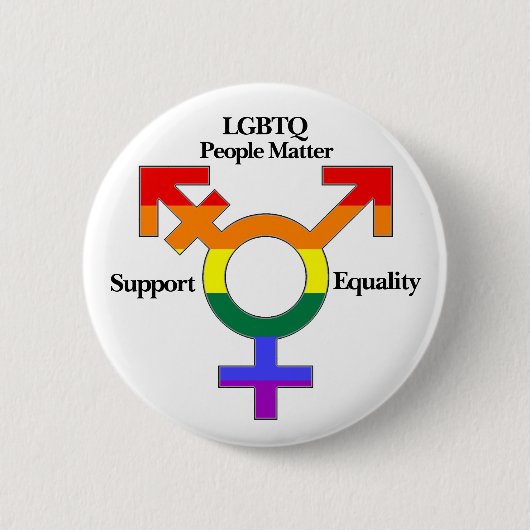 LGBTQ-Leute wichtig, Schaltfläche "Support-Gleichh Button (Vorderseite)