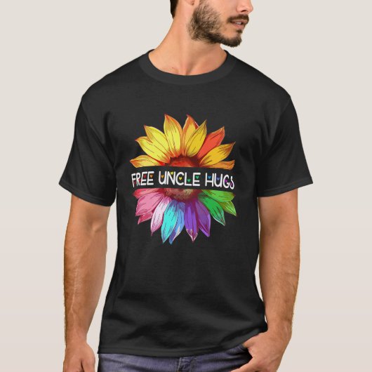 LGBTQ LGBT Pride Daisy Rainbow Flo T-Shirt (Vorderseite)