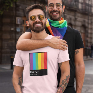 LGBTQ+-Liebe gewinnt Regenbogenfarben im Monat T-Shirt