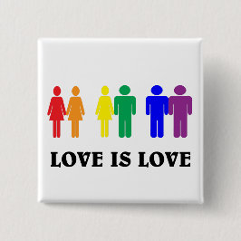 LGBTQ-Liebe ist Liebe. Button