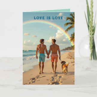 LGBTQ Liebe ist Liebe Danksagungskarte Dankeskarte