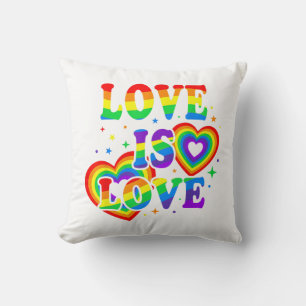 LGBTQ Liebe ist Liebe Gay Pride LGBT Regenbogenfla Kissen