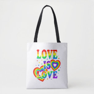 LGBTQ Liebe ist Liebe Gay Pride LGBT Regenbogenfla Tasche