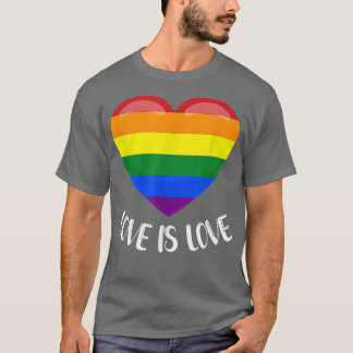 LGBTQ LIEBE ist LIEBE Prix Monat LGBT Allein Regen T-Shirt