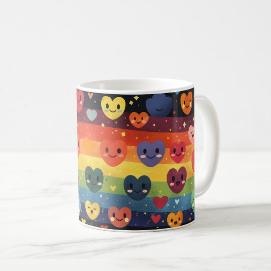 LGBTQ-Liebe Kaffeetasse (VorderseiteRechts)