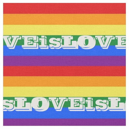 LGBTQ-LIEBE: LIEBE Rainbow Stoff (Nahaufnahme)