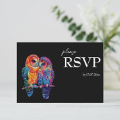 LGBTQ+ Lovely simple budget Ewige Unity RSVP Karte (Stehend Vorderseite)