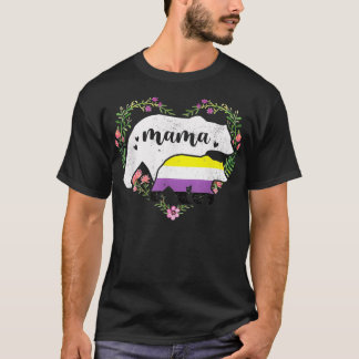 LGBTQ Mama Bear Gay Equal Rights Rainbo T-Shirt