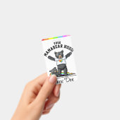 LGBTQ+ Mama Bear HUGS ID Abzeichen Ausweis (Handheld)