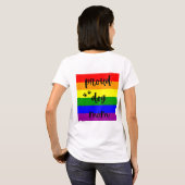 LGBTQ Mama Rainbow Prilag T - Shirt (Schwarz voll)