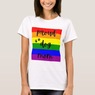 LGBTQ Mama Rainbow Prilag T - Shirt