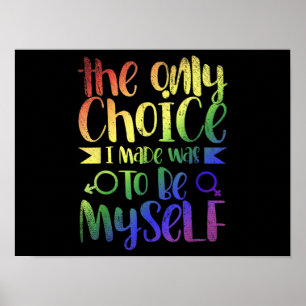 LGBTQ Menschenrechte Gleichstellung Gay Pride Mona Poster