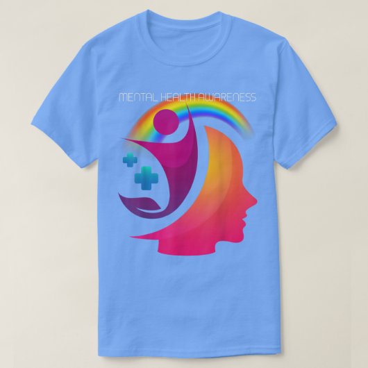 LGBTQ Mental Health Awareness 3002 1337 T-Shirt (Design vorne)
