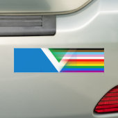 LGBTQ mit veganem Stolz Autoaufkleber (Auf Auto)