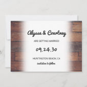 LGBTQ Modern Foto Collage Flat Save the Date Card (Rückseite)