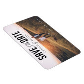 LGBTQ Modern Save the Date mit Foto Magnet (Rechte Seite)