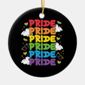 LGBTQ - Monat Keramik Ornament (Vorne)