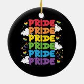LGBTQ - Monat Keramik Ornament (Hinten)