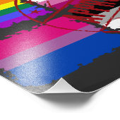 LGBTQ Monatsmarken Fotodruck (Ecke)