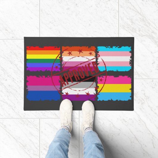 LGBTQ Monatsmarken Fußmatte (Indoor)