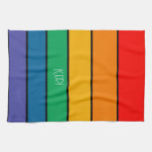 LGBTQ Monogramm - Name Geschirrtuch (Horizontal)