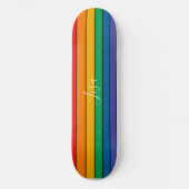 LGBTQ Monogramm - Name Skateboard (Vorderseite)