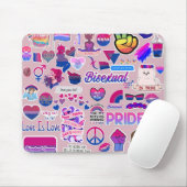 LGBTQ Mousepad (Mit Mouse)