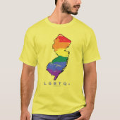 LGBTQ+ NJ Proud T-Shirt (Vorderseite)