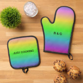 Lgbtq Ofenhandschuh & Topflappen-Set (Oben Unten)