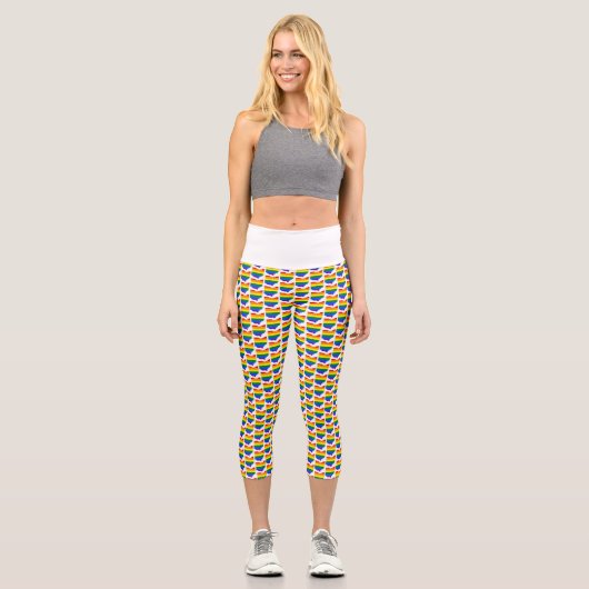LGBTQ OHIO PRIDE Capri Leggings Yoga (Vorderseite)