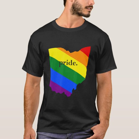 LGBTQ+ Ohio Pride T-Shirt (Vorderseite)