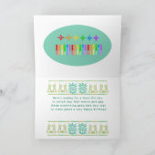 LGBTQ Original Art Geburtstagskarte Karte (Innenseite)