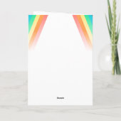 LGBTQ Paar 4 Foto Collage Hochzeitstag Dankeskarte (Rückseite)