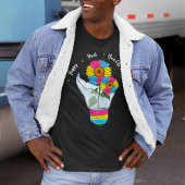 LGBTQ Pansexual Flag Sonnenblumen in einer Glühbir T-Shirt