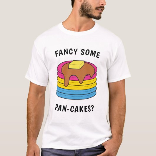 LGBTQ Pansexual Pride Extravagant einige Pan Cakes T-Shirt (Vorderseite)