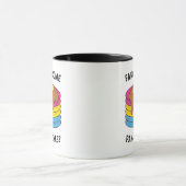 LGBTQ Pansexual Pride Extravagant einige Pan Cakes Tasse (Zentrum)