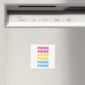 LGBTQ-Pansexual-Pride für benutzerdefinierbaren, w Magnet (In Situ (Geschirrspüler))