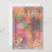 Lgbtq Party & Cocktail Wochenende Einladung (Rückseite)