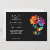 🌈 LGBTQ Petals & Pride  Einladung (Vorderseite)